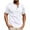 White@GC@, variant on CONZONE Men's T-Shirts Short Sleeve T Shirts for Men Casual Crew Neck Solid Color Lightweight Tees Soft Cozy Half Buttons Tops