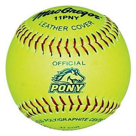 (12 pack) MacGregor Pony League Approved Softballs