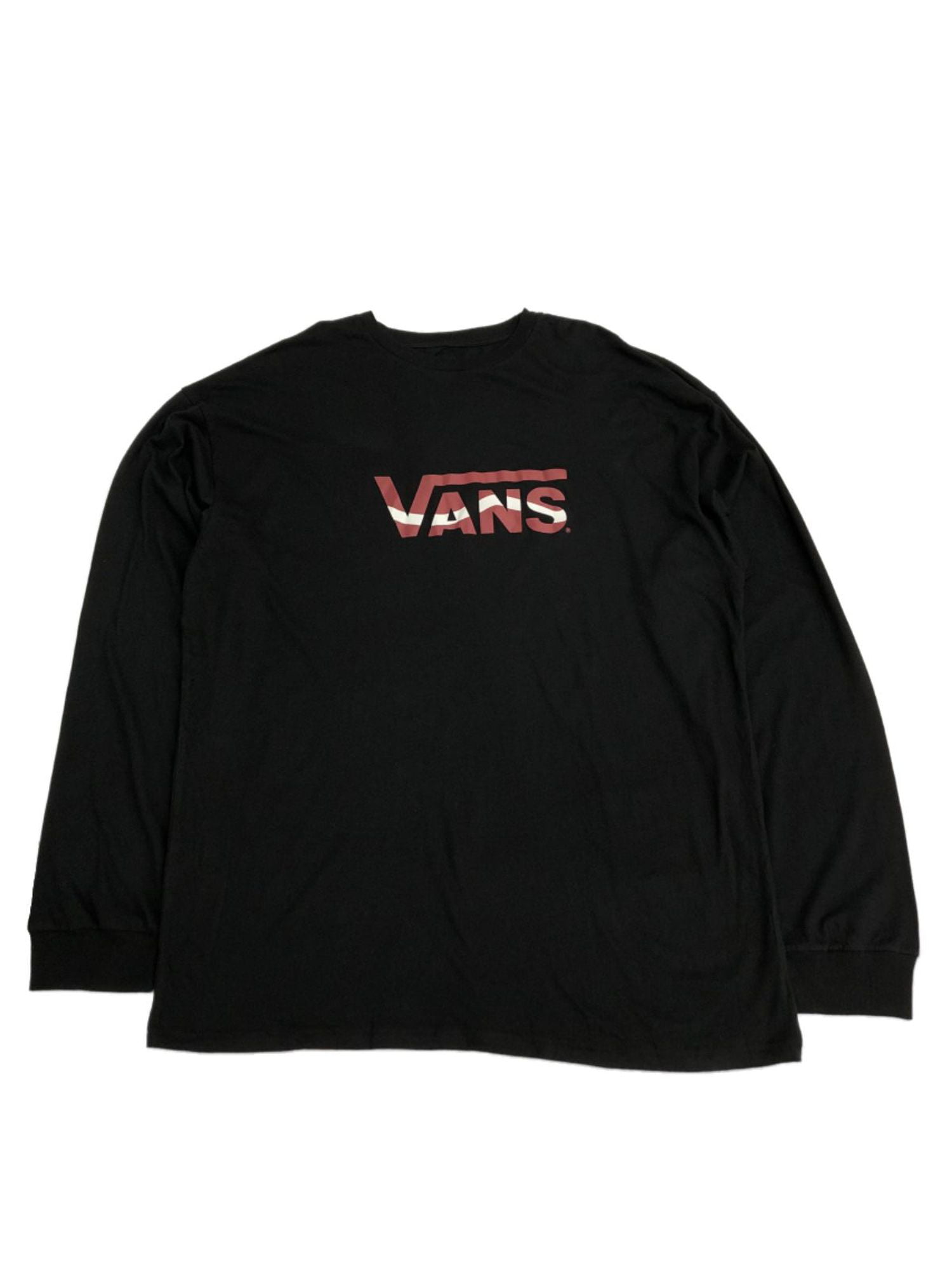 black and red vans shirt
