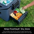 thumbnail image 4 of Ninja FrostVault 30qt Hard Cooler with Dry Zone, Ice Chest Cooler,Blue, 4 of 11