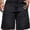 Black, variant on SOMER Women's Jean Shorts Y2K Mid-Low Waist Baggy Jorts Denim Shorts Jean Shorts Summer Streetwear