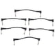 thumbnail image 3 of 6 x Electric Guitar Cables 6 inch 1/4 Right Angle Effect Patch Black, 3 of 5