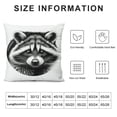 thumbnail image 5 of Orinice Raccoon Graphic Decorative Pillow Cover for Home Couch Living Room Bed Sofa 22x22in, 5 of 5