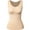 C Single-Pack Beige, variant on 3 Pack Tummy Control Camisole for Women Shapewear Tank Tops with Built in Bra Slimming Compression Top Vest Seamless Body Shaper