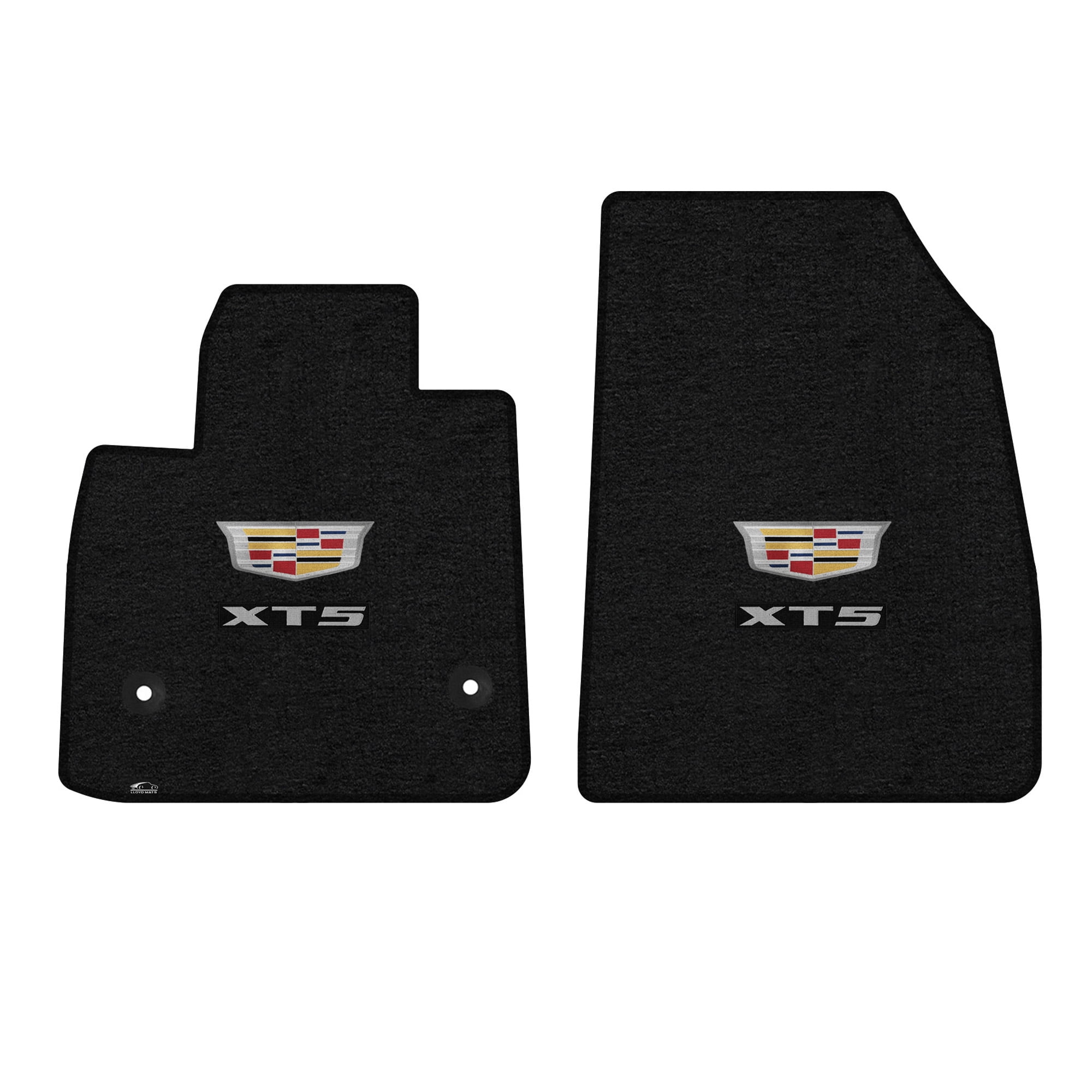 Lloyd Mats Custom Fit Floor Mats for Cadillac XT5 2017On LogoMat 2Pc