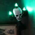 thumbnail image 5 of Niusricy Halloween Decoration LED Skulls, Realistic Human Fake Skeleton Skulls Head for Halloween Bar Table Decorations, 5 of 8