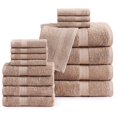 thumbnail image 1 of Juego de toallas de baño LANE LINEN, 100% algodón mercerizado, 16 piezas, 1 of 9