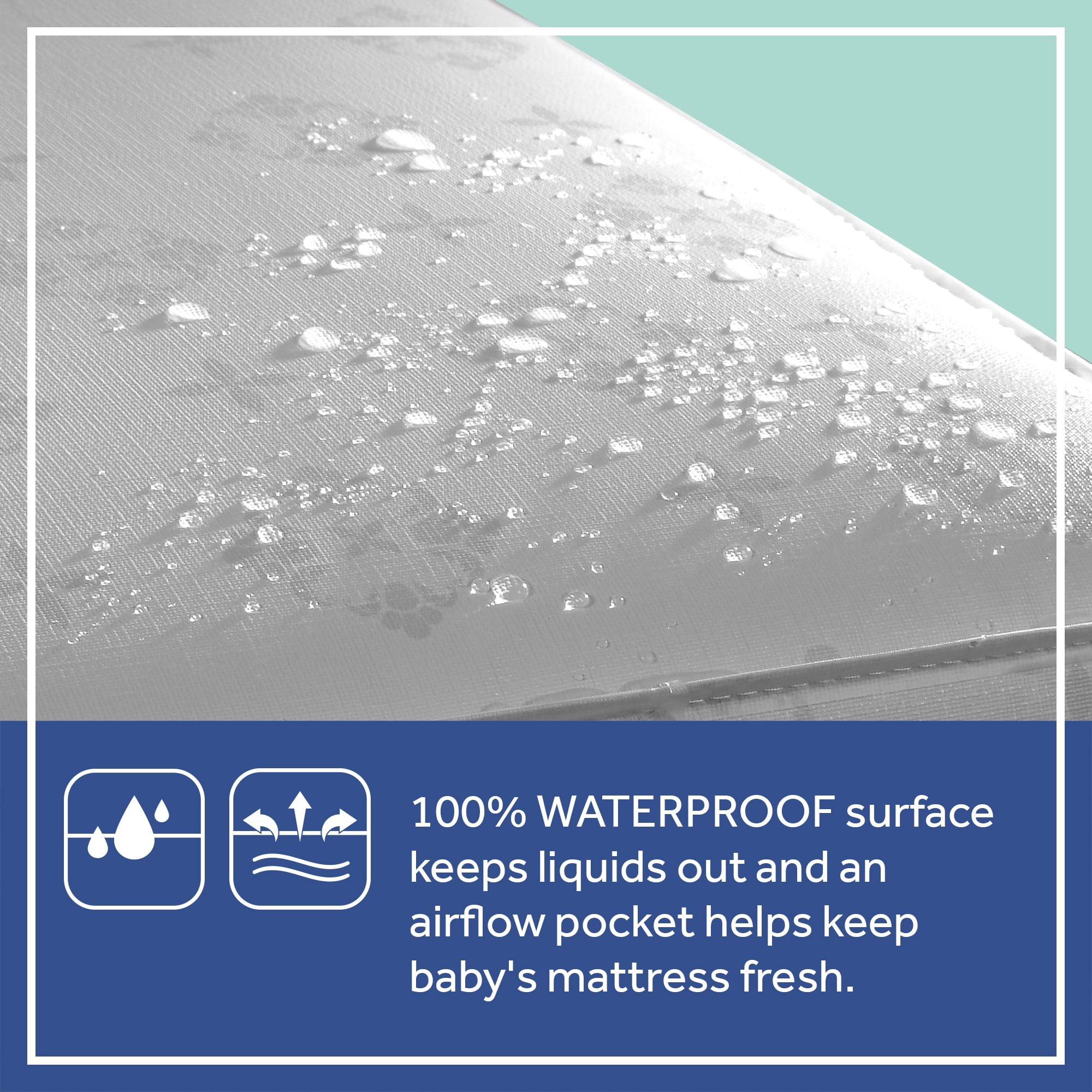 Sealy Baby Diamond Air 2-Stage Infant and Toddler Crib Mattress with Breathable Bamboo Mesh
