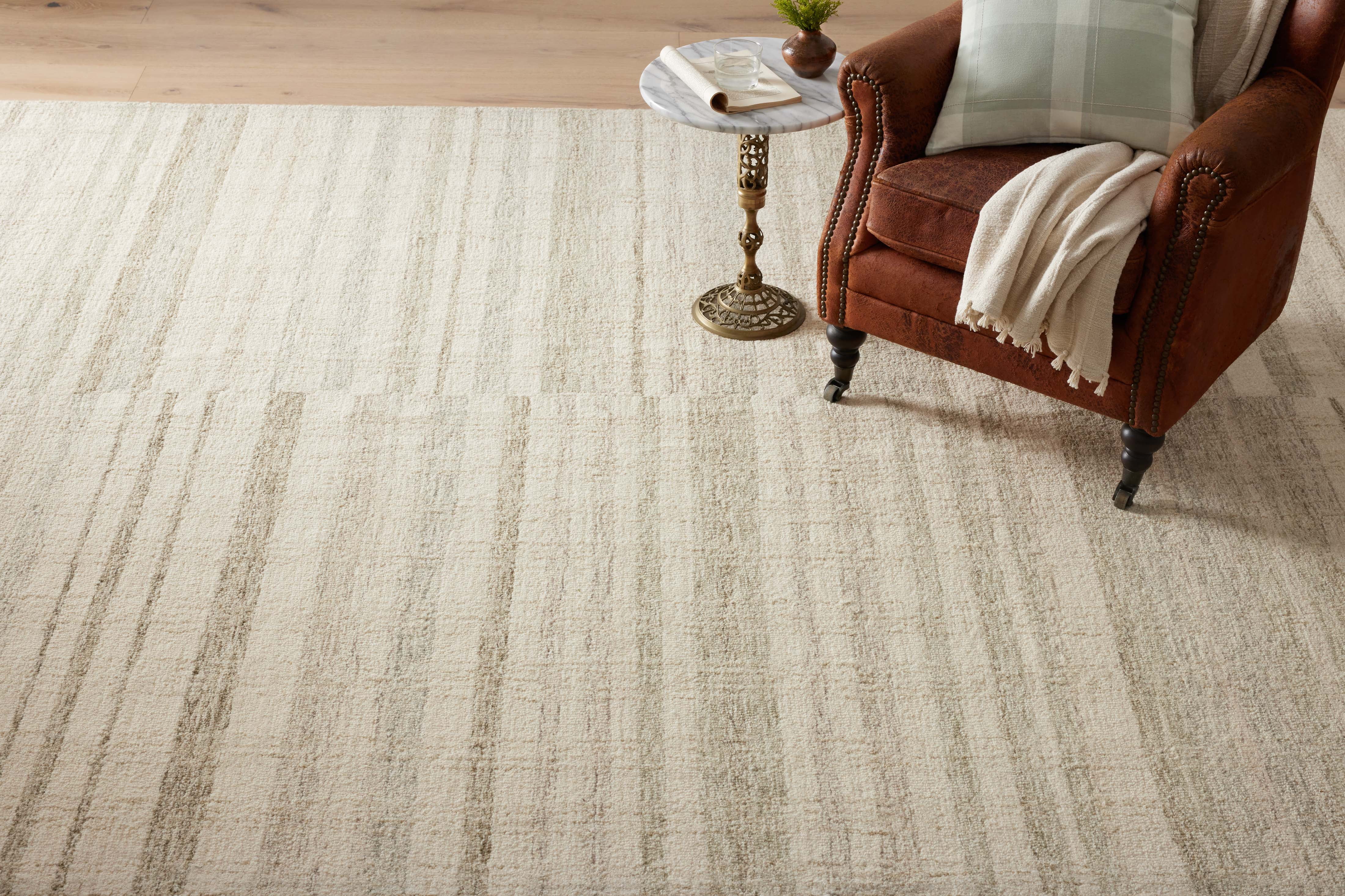 Chris Loves Julia x LoloiChris Natural / Sage 2'-3" x 3'-9" Accent Rug
