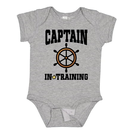 

Inktastic Captain in Training Gift Baby Boy or Baby Girl Bodysuit