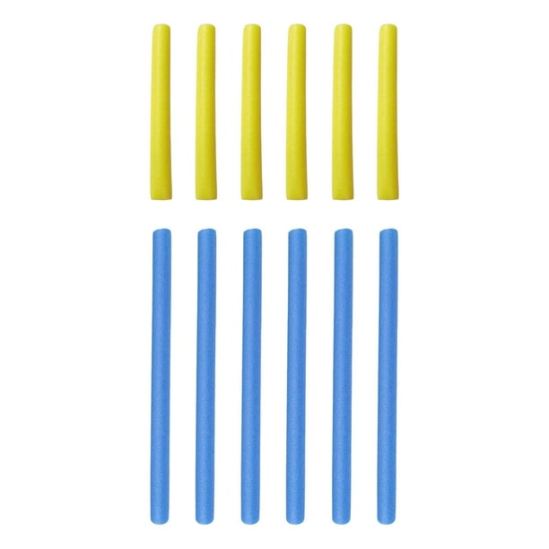 Protectores Acolchados para Postes de Cama Elástica de 90cm en Azul, Set de Repuesto Estilo A