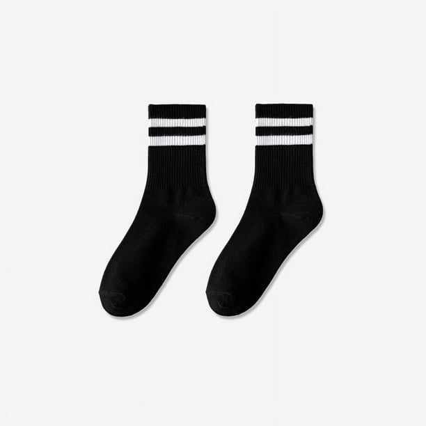 Medias de tiburón para mujer, ropa exterior, calcetines blancos hasta media pantorrilla, medias de estudiante de celebridades de Internet, medias deportivas de color sólido, moda