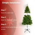 thumbnail image 6 of 6Ft Prelit Artificial Christmas Tree with 260 LED Lights and 1079 Branches, Pre lit Xmas Tree for Indoor Outdoor Yard Decorations, 6 of 6