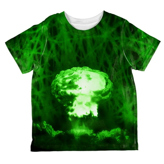Gamma Radiation Atomic Explosion All Over Toddler T Shirt Multi 4T