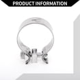 thumbnail image 6 of Unique Bargains Exhaust Pipe Clamp / Exhaust Muffler Tube Joint for Car Truck / Durable Stainless Steel 2.60" 30mm / 1 Pc Silver Tone, 6 of 6