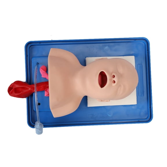 Wildnix High-Quality Neonatal Intubation Kit with Realistic Anatomy for Training and Emergency Teaching of Tracheal Intubation Techniques
