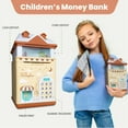 thumbnail image 7 of Buddy N Buddies Electronic Piggy Bank ATM Password Fingerprint Money Box Saving Box Fingerprint Coin Money Box Yellow House, 7 of 7