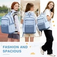 thumbnail image 6 of DAKIMOE School Backpacks for Teens Cute Girlish Middle High School Bookbag Large Capacity Lightweight Waterproof Daypack for College Students, 6 of 6