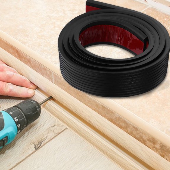 Raindrops Rubber Door Threshold Ramp Self-Adhesive Rubber Ramp For Wheelchair Scooter Doorway Floor Tiles Threshold Transition Strip Reducer