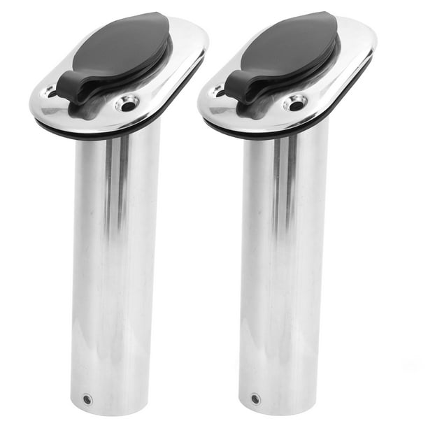 Fishing Pole Support, Rustproof 2pcs 316 Stainless Steel Boats Fishing Rod  Holder Flush Mount For Yacht 