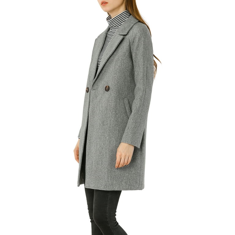 Ladies grey winter clearance coat