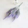thumbnail image 3 of 1 Bundle Artificial Lavender Fake Flowers, Faux Plastic Plants for Home Wedding Kitchen Window Box Indoor Outdoor Decor, Purple - FUYPSE 2026 New, 3 of 6
