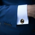 thumbnail image 4 of Saint Patrick's Day Men's Cufflinks for Dress Shirts Made of Stainless Steel for Business and Formal Events, 4 of 6