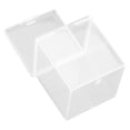 thumbnail image 6 of ZOENHOU 72 Pieces Plastic Storage Containers, Plastic Square Display Boxes with Lid, Clear Square Display Boxes for Beads, Buttons, Candies, 2.2 x 2.2 x 2.3 Inch, 6 of 6