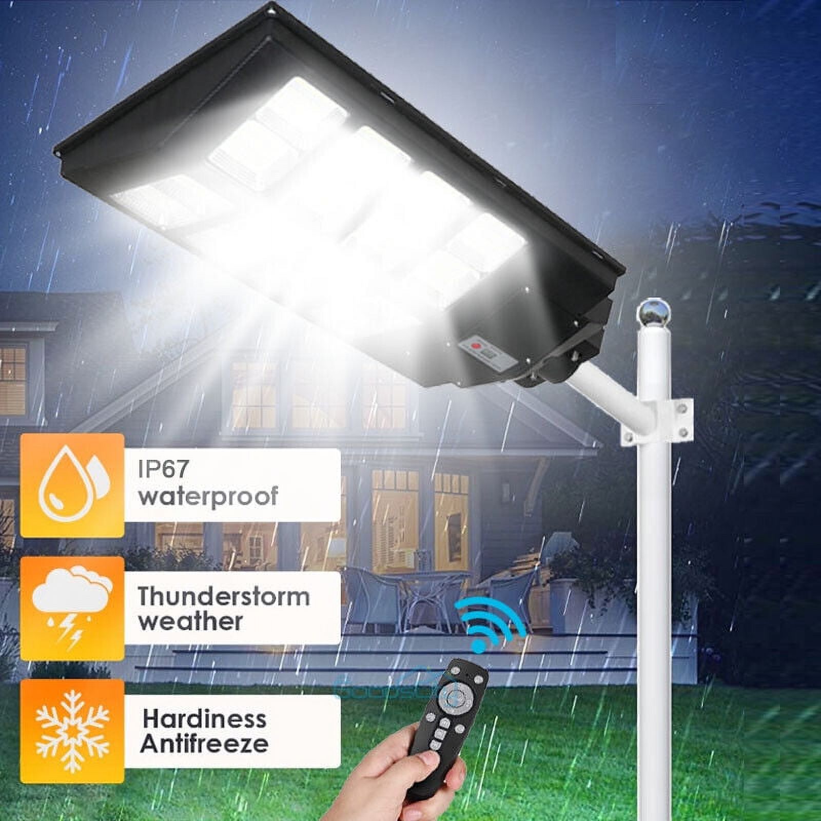 99000000000LM 800W Lampara Solar Luces De Calle LED Con Sensor Para Patio Jardin