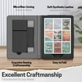 thumbnail image 6 of Stand Case for Kindle Paperwhite 12th Generation 2024 / Kindle Colorsoft Signature Edition with Hand Strap & Card Slot - 7" PU Leather Protective Folio Cover with Auto Wake/Sleep, Black, 6 of 9