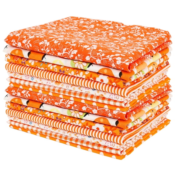 LINFANG 14 Pcs Cotton Fabric for Sewing Soft Cotton Fabric Bundle for Crafts Quilting Decoration and Doll Clothes 7 Designs 50x50cm