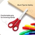 thumbnail image 5 of AGCAN 100 Pack Scissors Bulk with scale, 5 Inch Blunt Tip Safety Scissors for Classrooms, Sewing Craft Supplies, 5 of 12