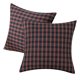 thumbnail image 5 of Funda de almohada de algodón y poliéster con cuadros rojos navideños para sofá de sala de estar, funda de cojín de estilo moderno, 5 of 6