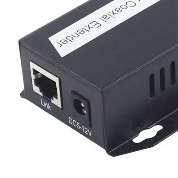 3Pcs Ethernet IP Extender over Coax HD Network Kit EoC Coaxial Cable Transmission Extender for Security CCTV Cameras(B)