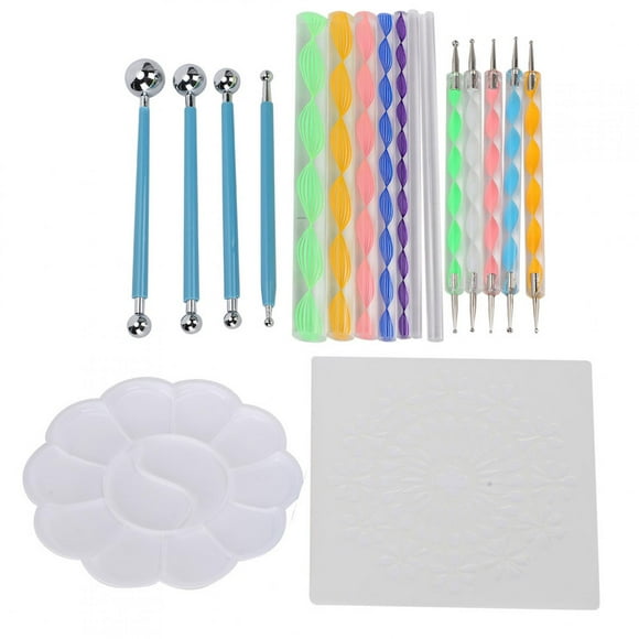 Art Rock Dot Painting Set Acrylic Rods, Mandala Dotting Tools, Beginner For Livingroom