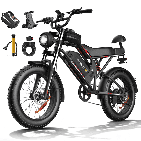Bicicleta Eléctrica Honey Whale K6s Negro