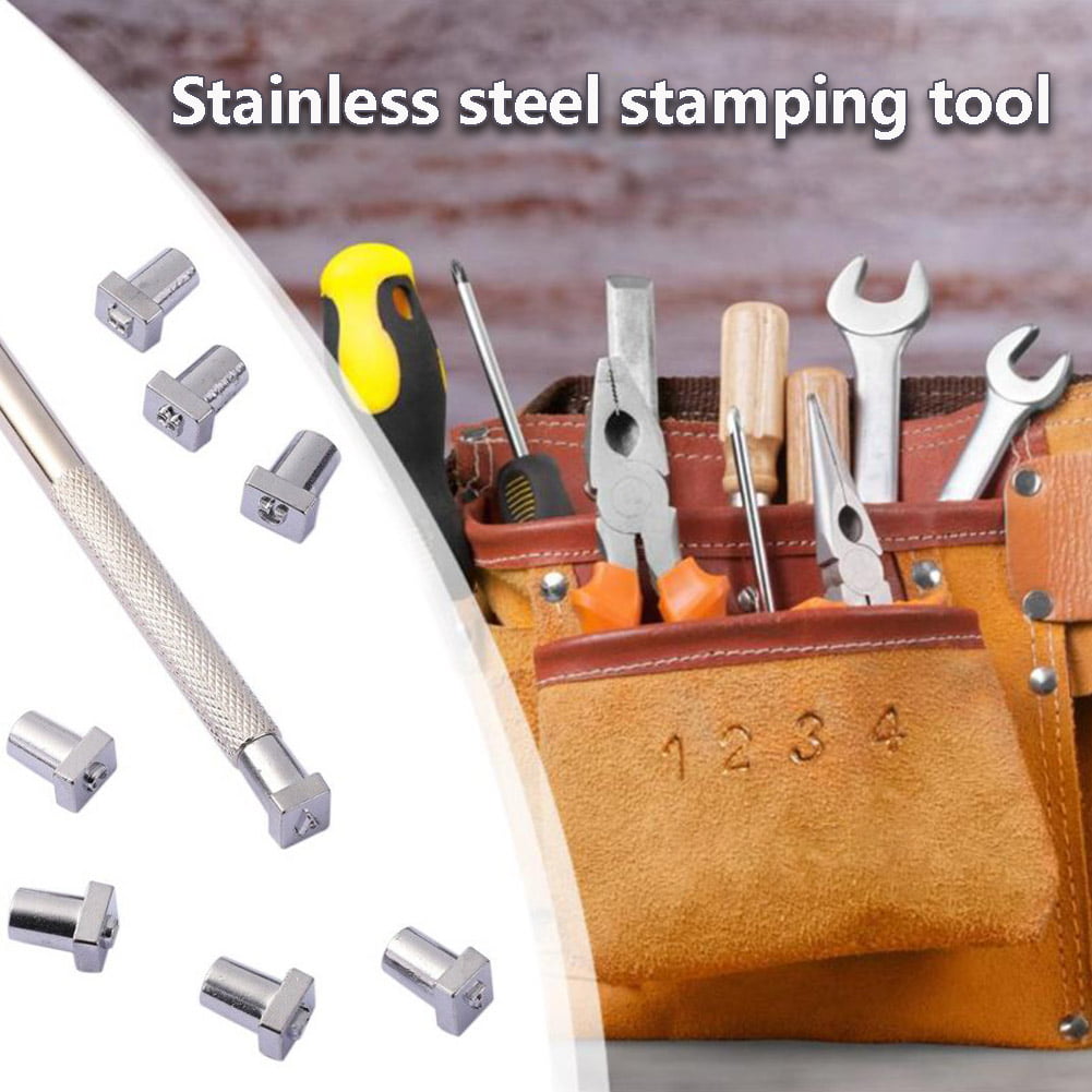 36pcs Steel Alphabet Number Stamp Punch Set for Leather Craft Tools Kit 