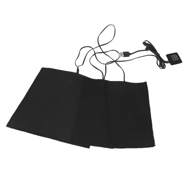 Lámina calefactora eléctrica en forma de V, lámina calefactora eléctrica USB, lámina calefactora eléctrica lavable, almohadilla calefactora de temperatura ajustable, funcionamiento suave