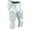 White, variant on Champro Sports Bull Rush 7-Pad Integrated Football Girdle, Compression Fit