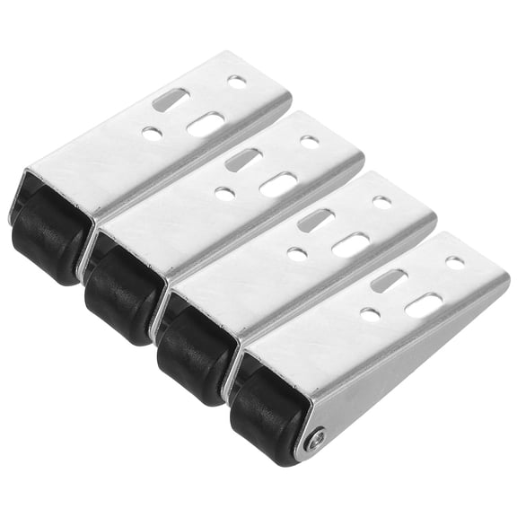 Masteelf 4PCS Furniture Roller Wheels Non-Slip Side Mount Casters Furniture Heavy Duty Wheels for Coffee Table Sofa for Homes and Offices Use