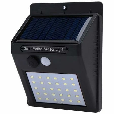 Victsing 30 Led Motion Sensor Solar Light With Wide Angle Lighting Ip65 Waterproof For Garden Outdoor Wall Sense Lamp 1 Pack