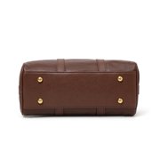 Genuine First Layer Cowhide Women's Lychee & Wrinkled Texture Cylinder Handbag & Shoulder Bag