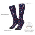thumbnail image 4 of Xecao Winter Sports Fun Pattern Pattern Adult Stockings with Color-Block Design and 3D Print, Breathable Comfortable Hosiery for Daily Wear and Sports, 4 of 6