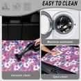 thumbnail image 4 of SEANATIVE Cargo Mat 29x39 Inch Non-Slip Trunk Liner All Weather Protection Rear Cargo Pad for Cars SUVs, Anti-Scratch Durable Auto Interior Mat for Dogs Pets, Tropical Hibiscus Flower Pink, 4 of 4