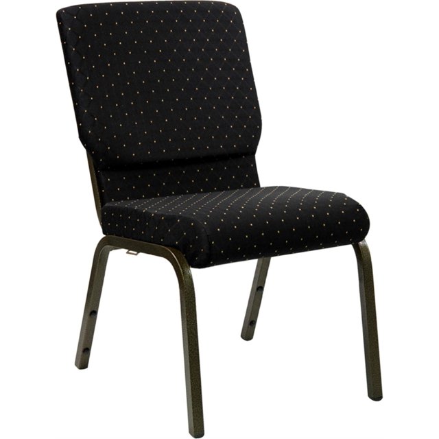 Bowery Hill Stacking Church Stacking Chair in Beige
