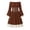 Brown, variant on Anmrize Renaissance Dress, Medieval Off Shoulder Dress, Long Sleeve Corset Waist Dress, Womens Renaissance Dress Off Shoulder Bell Sleeve Dress Long Sleeve Mini Medieval Dresses, Wine XXL