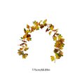 thumbnail image 3 of Artificial Maple Leaves Pumpkins Sunflowers and Vines Garland Flexible Reusable 69 Inch for Thanksgiving Home Decor, 3 of 6