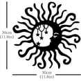 thumbnail image 2 of Metal Wall Art Home Decor Sun Moon and Stars Wall Hanging Plaques Ornaments Iron Wall Art Sculpture Sign, 2 of 9
