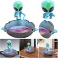 thumbnail image 6 of BLEEUS Alien Smoking Ashtray Outdoor Ash Tray Cool Ashtrays For Cigarettes Household items （Blue）, 6 of 9