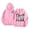 Pink, variant on Hoodie for Women - Women's Inspirational Letter Graphic Hoodie Long Sleeve Loose Fit Pullover with Front Pockets for Casual Comfort,Light Blue